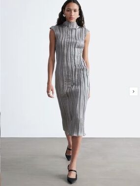 & OTHER STORIES CRÊPE MIDI DRESS